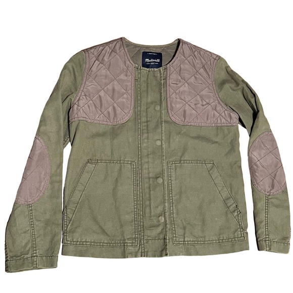Madewell Women’s Green and Brown Utility Jacket - Picture 5 of 10